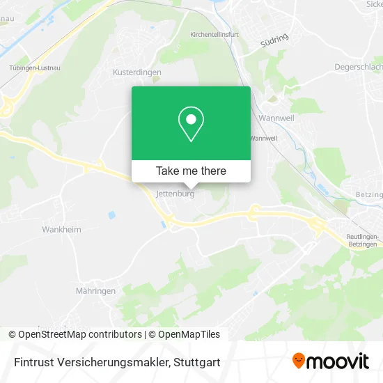 Карта Fintrust Versicherungsmakler