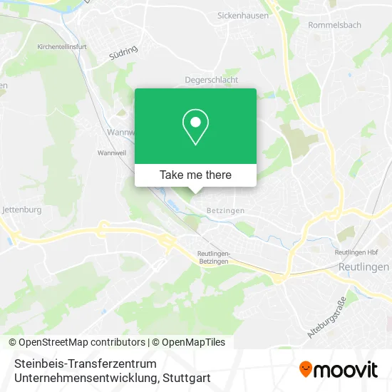 Карта Steinbeis-Transferzentrum Unternehmensentwicklung