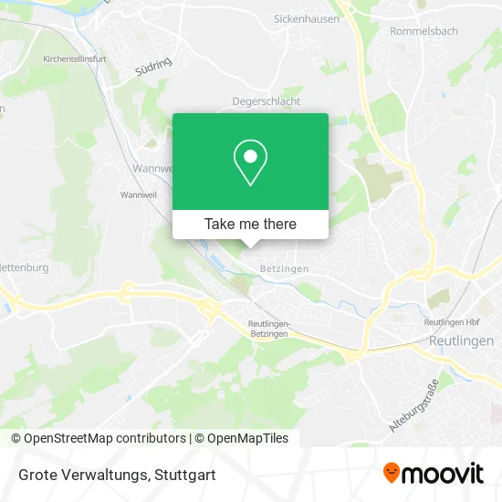 Карта Grote Verwaltungs