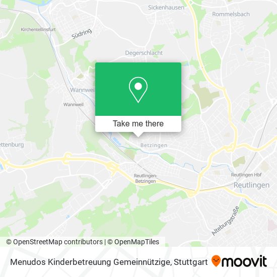 Menudos Kinderbetreuung Gemeinnützige map