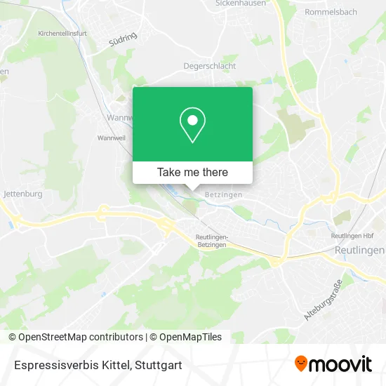 Карта Espressisverbis Kittel