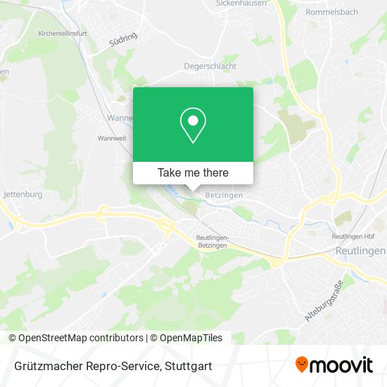 Grützmacher Repro-Service map