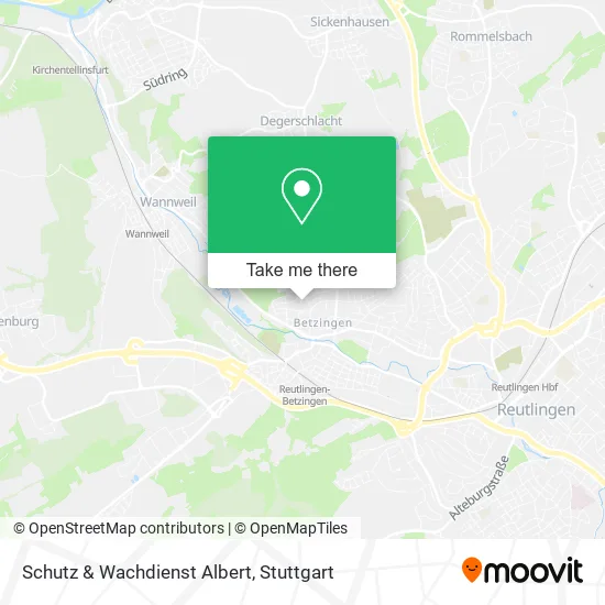 Карта Schutz & Wachdienst Albert