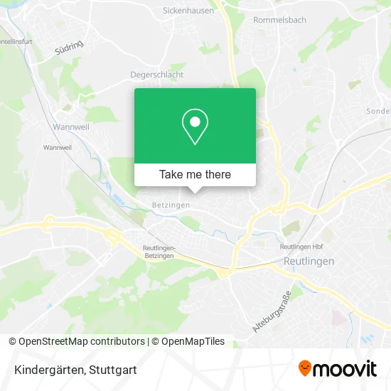 Карта Kindergärten