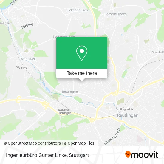 Карта Ingenieurbüro Günter Linke