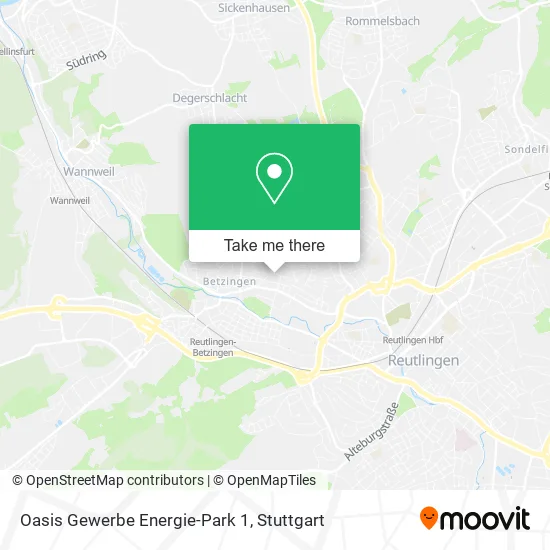 Карта Oasis Gewerbe Energie-Park 1