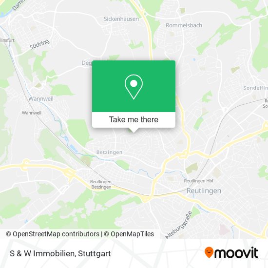 S & W Immobilien map