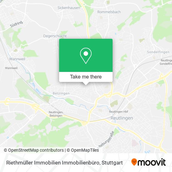 Riethmüller Immobilien Immobilienbüro map