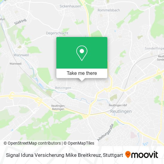 Signal Iduna Versicherung Mike Breitkreuz map