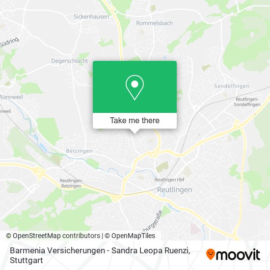 Barmenia Versicherungen - Sandra Leopa Ruenzi map