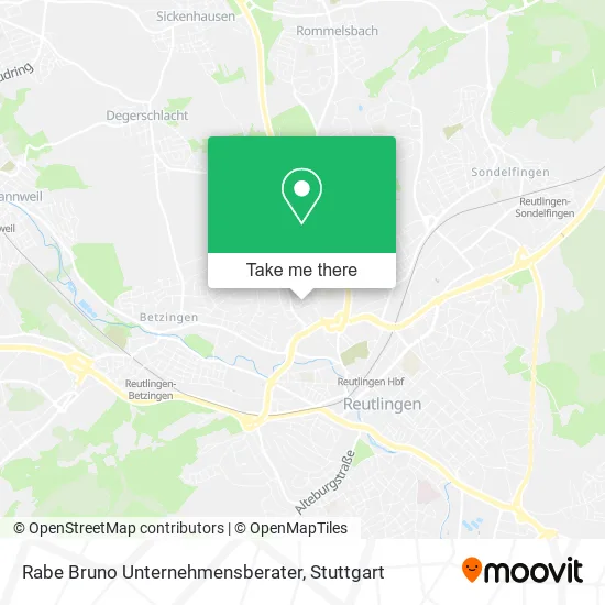 Карта Rabe Bruno Unternehmensberater