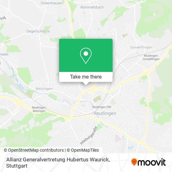 Allianz Generalvertretung Hubertus Waurick map