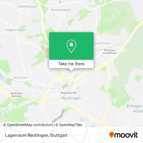 Карта Lagerraum Reutlingen