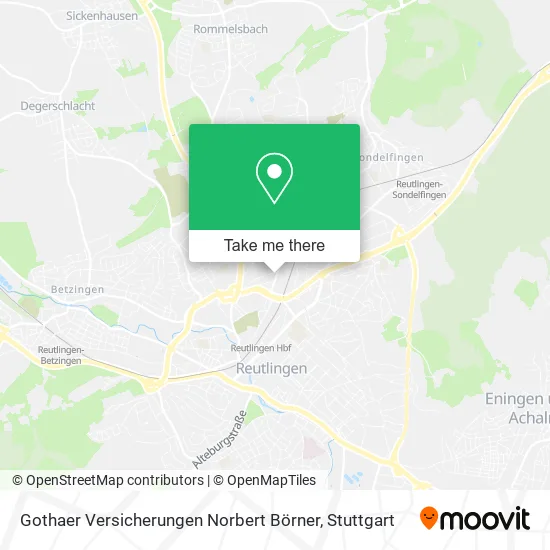 Карта Gothaer Versicherungen Norbert Börner