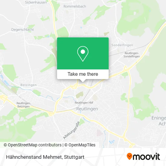 Карта Hâhnchenstand Mehmet