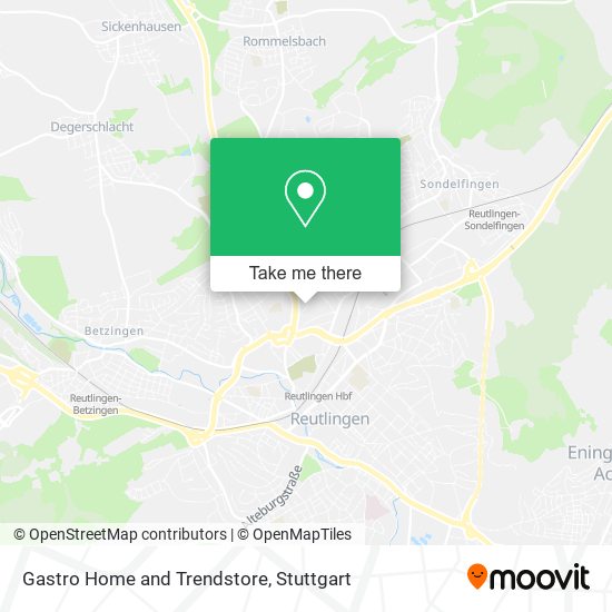 Gastro Home and Trendstore map