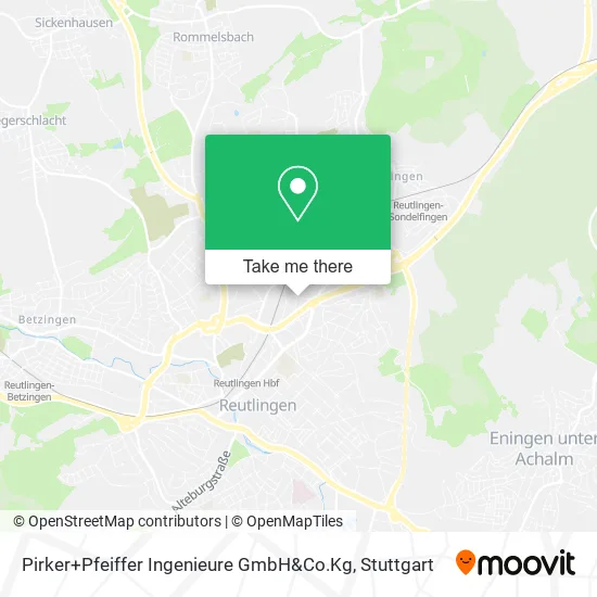 Карта Pirker+Pfeiffer Ingenieure GmbH&Co.Kg