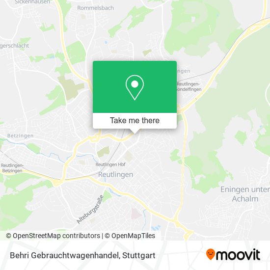 Behri Gebrauchtwagenhandel map
