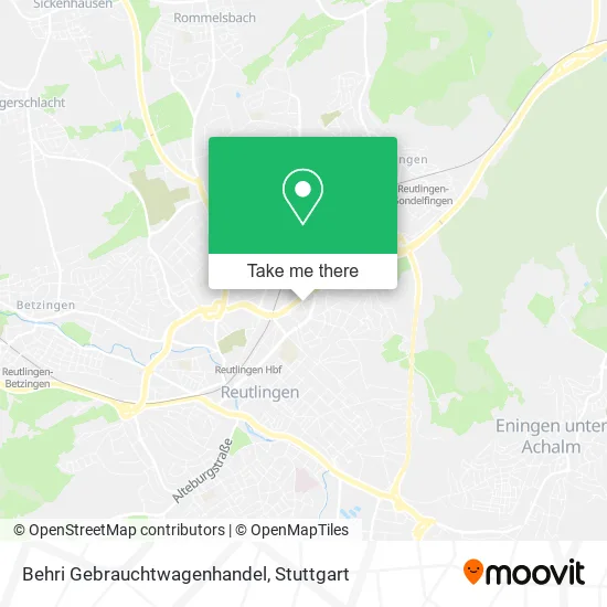 Карта Behri Gebrauchtwagenhandel