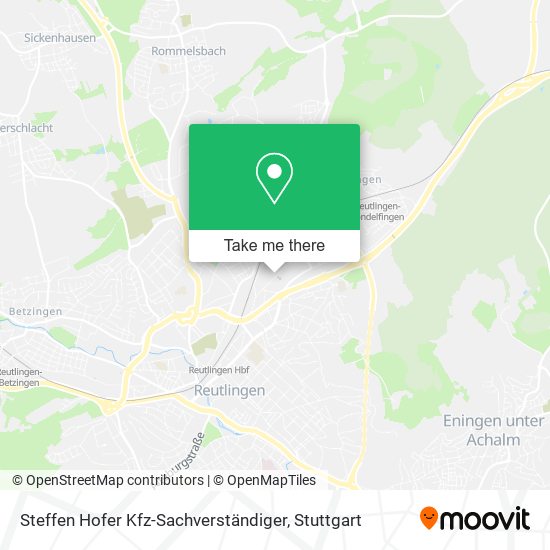 Steffen Hofer Kfz-Sachverständiger map