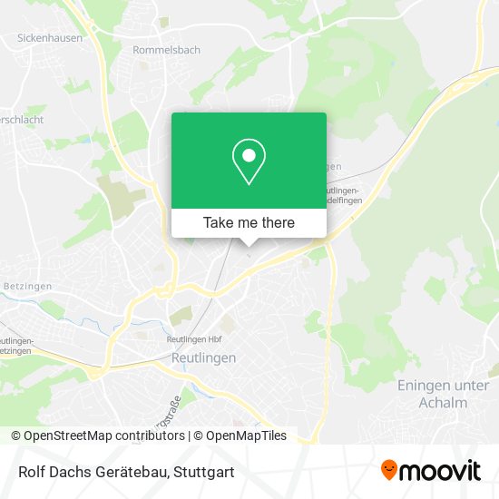 Rolf Dachs Gerätebau map