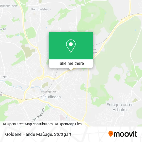 Карта Goldene Hände Maßage