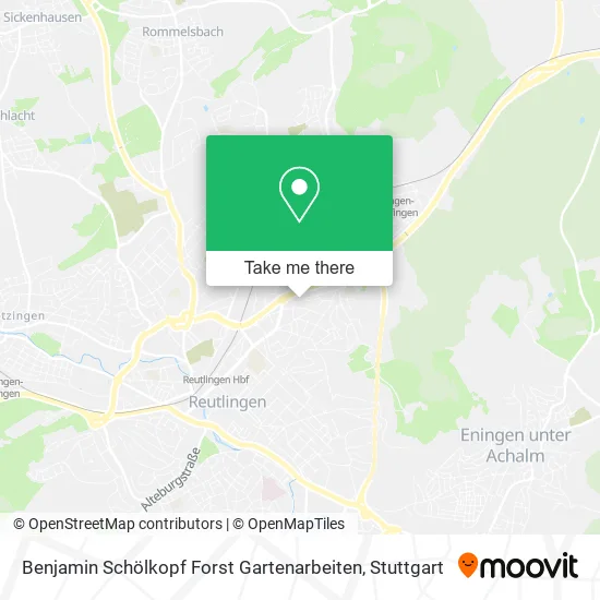 Карта Benjamin Schölkopf Forst Gartenarbeiten