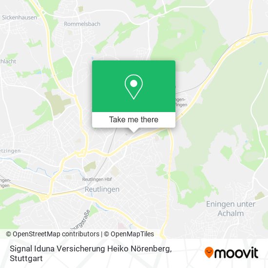 Карта Signal Iduna Versicherung Heiko Nörenberg