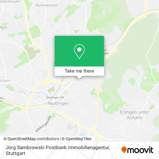 Карта Jörg Sambrowski Postbank Immobilienagentur