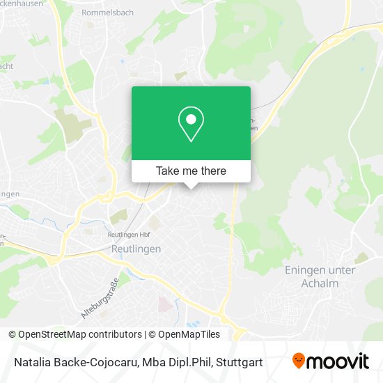 Natalia Backe-Cojocaru, Mba Dipl.Phil map
