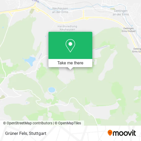 Карта Grüner Fels