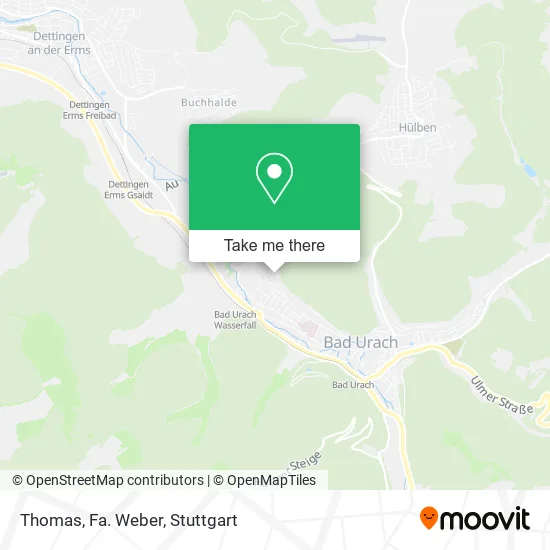Карта Thomas, Fa. Weber