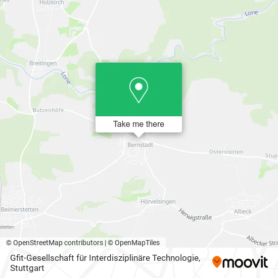 Карта Gfit-Gesellschaft für Interdisziplinäre Technologie