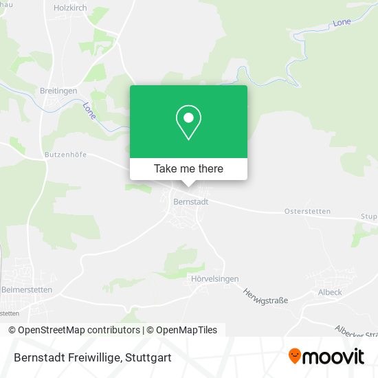 Bernstadt Freiwillige map