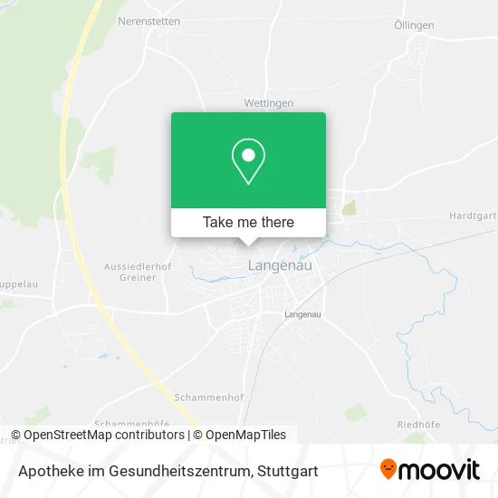 Карта Apotheke im Gesundheitszentrum
