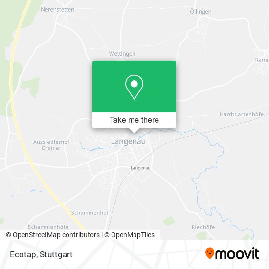 Ecotap map