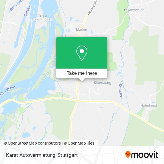 Karat Autovermietung map