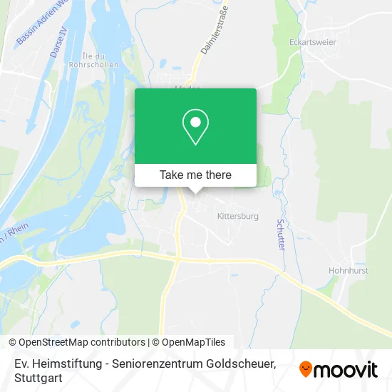 Карта Ev. Heimstiftung - Seniorenzentrum Goldscheuer