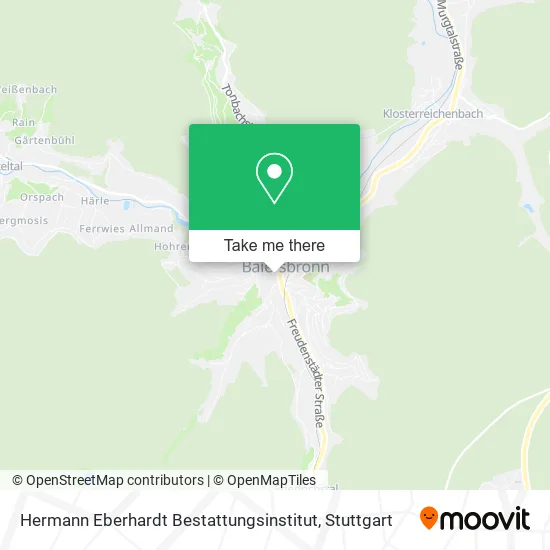 Карта Hermann Eberhardt Bestattungsinstitut