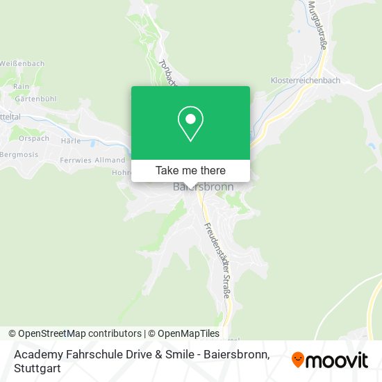 Карта Academy Fahrschule Drive & Smile - Baiersbronn