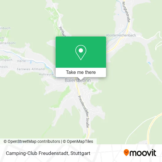 Карта Camping-Club Freudenstadt