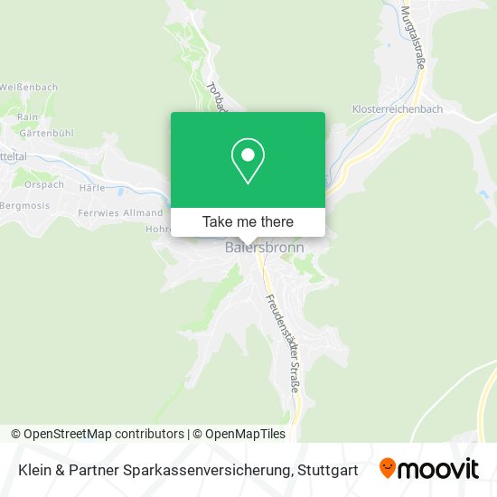Klein & Partner Sparkassenversicherung map