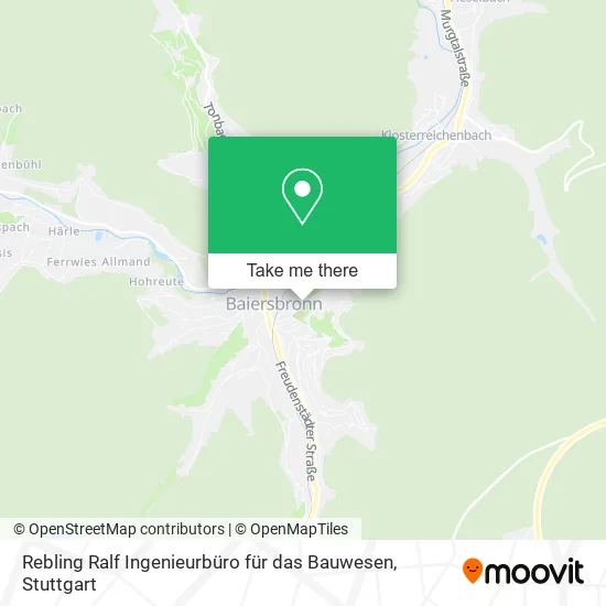 Карта Rebling Ralf Ingenieurbüro für das Bauwesen