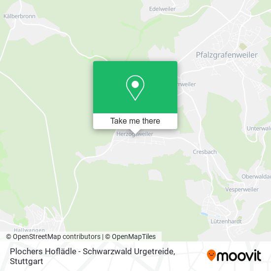 Карта Plochers Hoflädle - Schwarzwald Urgetreide