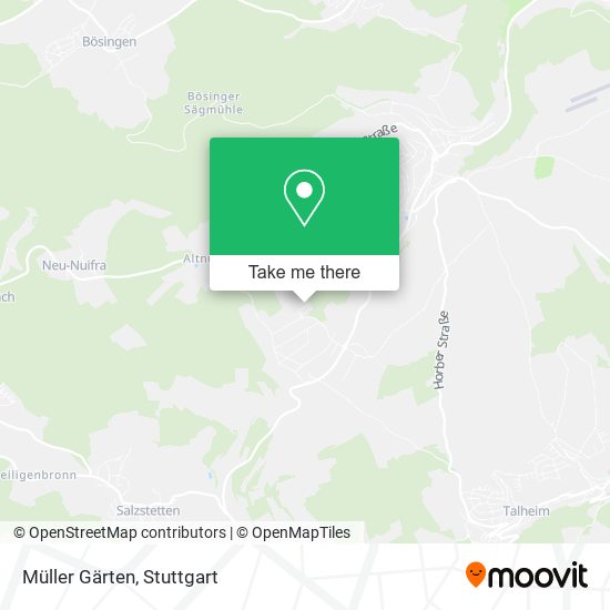 Müller Gärten map