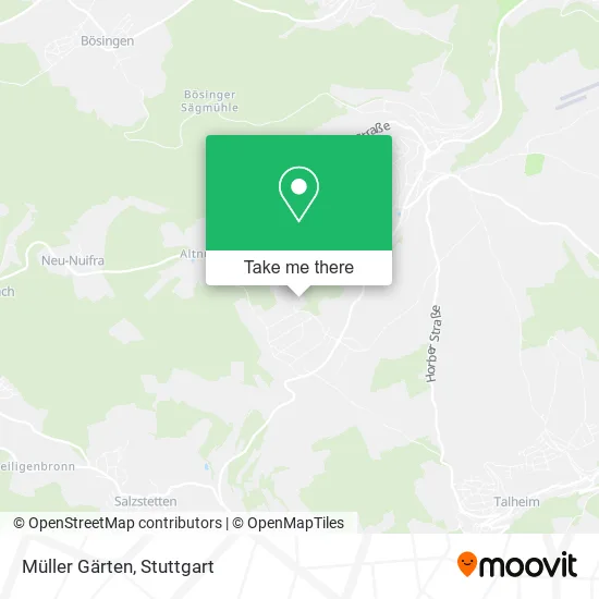 Карта Müller Gärten