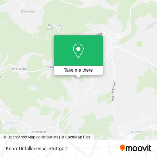 Knorr Unfallservice map