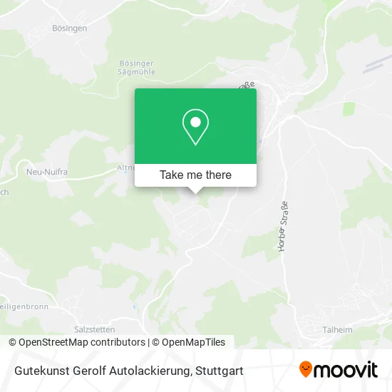 Карта Gutekunst Gerolf Autolackierung