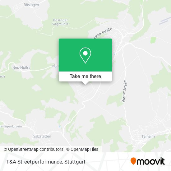 T&A Streetperformance map