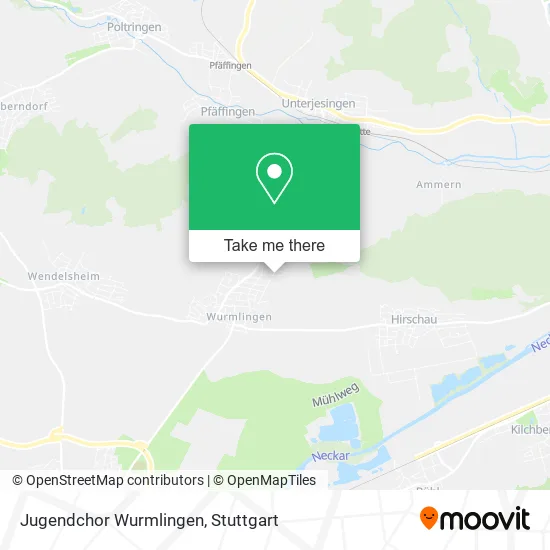 Карта Jugendchor Wurmlingen